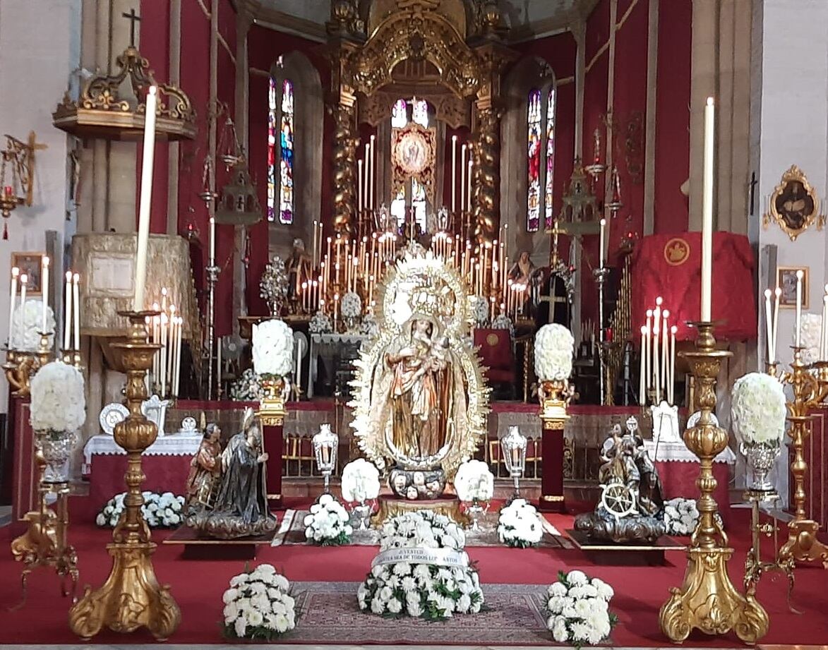 Nuestra Señora Reina de Todos los Santos permanecerá expuesta hasta este jueves a veneración de los fieles en la Parroquia de Omnium Sanctorum