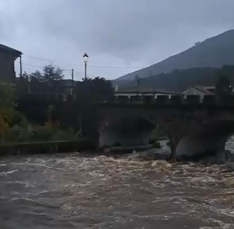 El río Hurdano a su paso por Nuñomoral