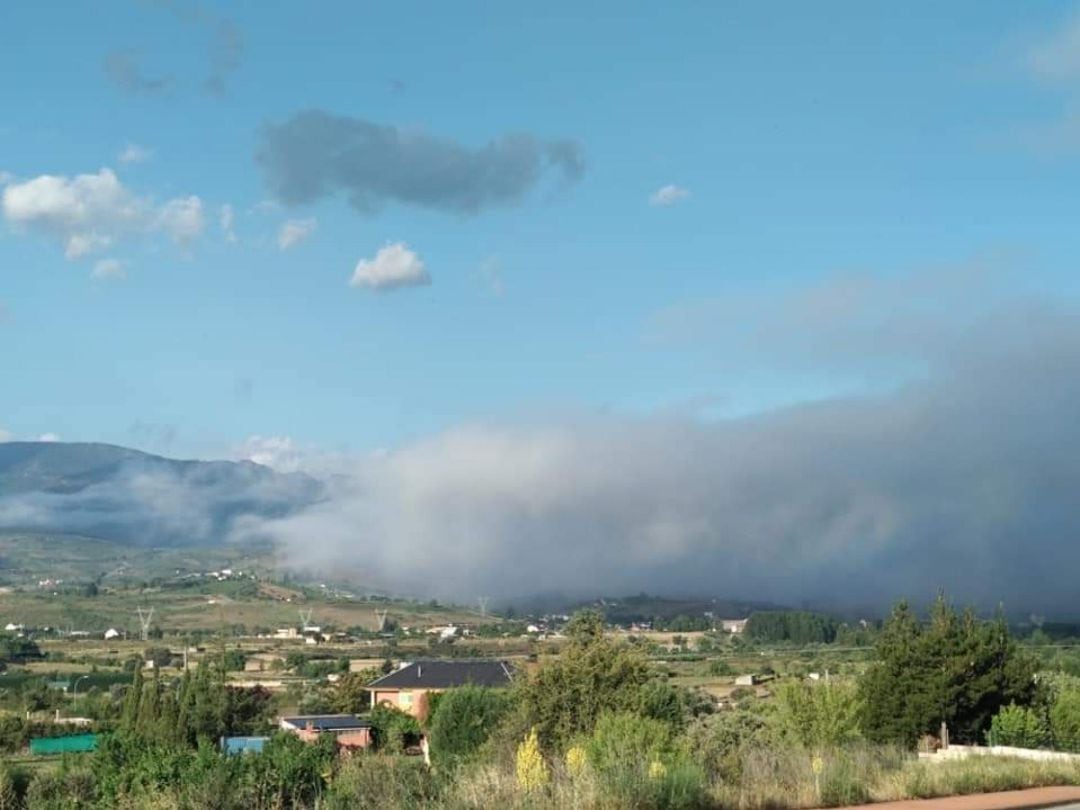 Banco de niebla sobre el Bierzo