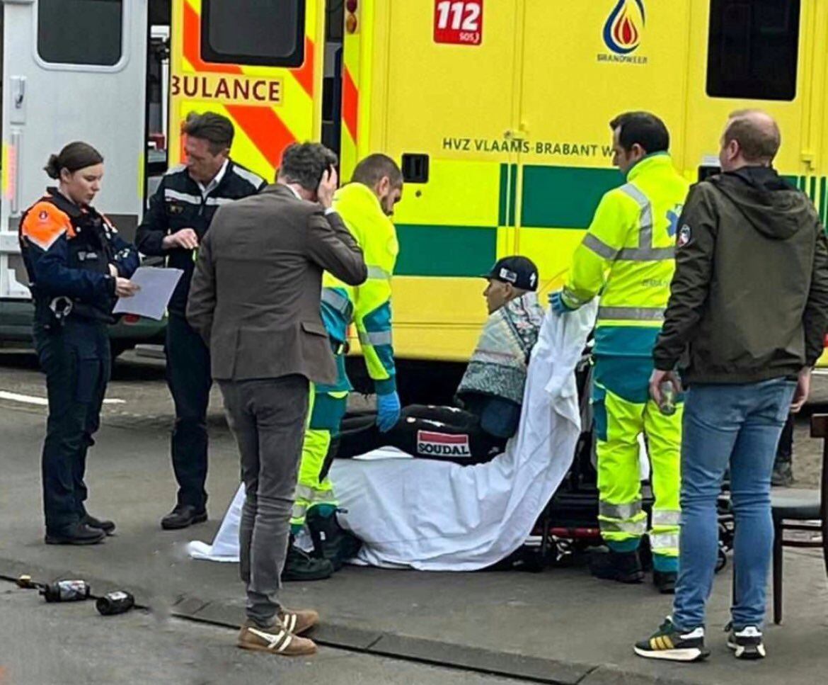 Evenepoel, hospitalizado al tener un duro accidente durante su entrenamiento