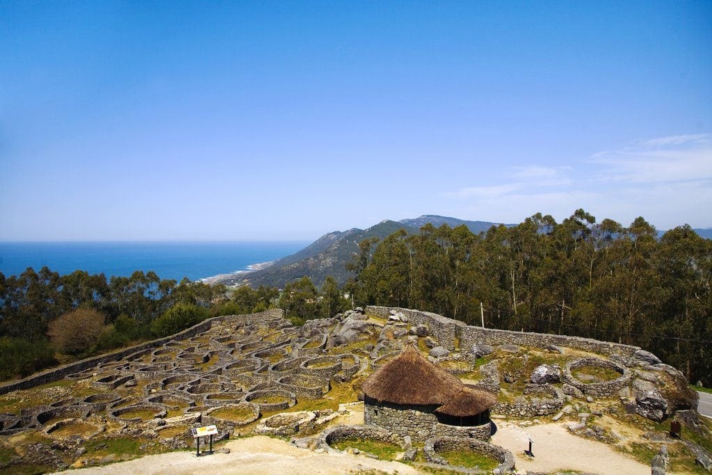 Vista aérea del Castro de Santa Trega en A Guarda