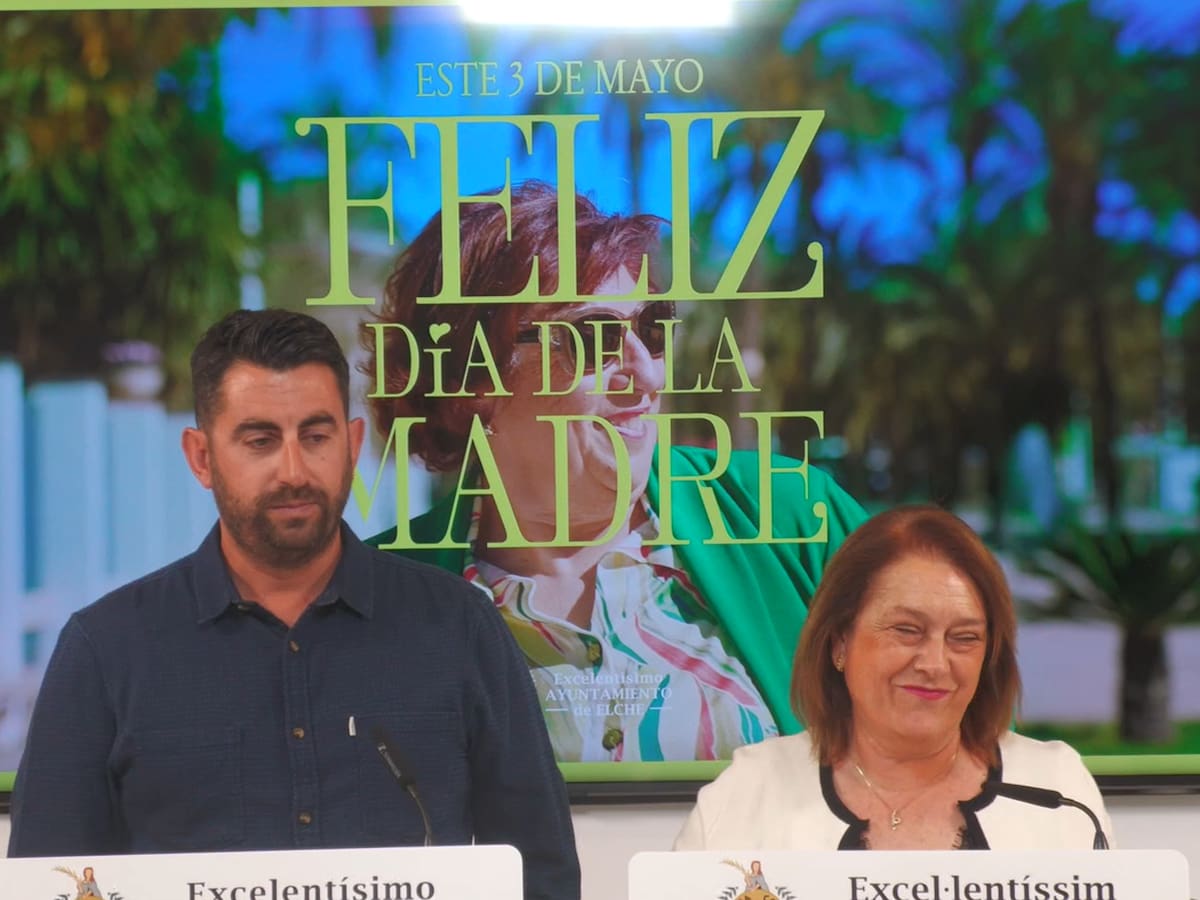 Elche celebra el Día de la Madre con la campaña “Malcríala”