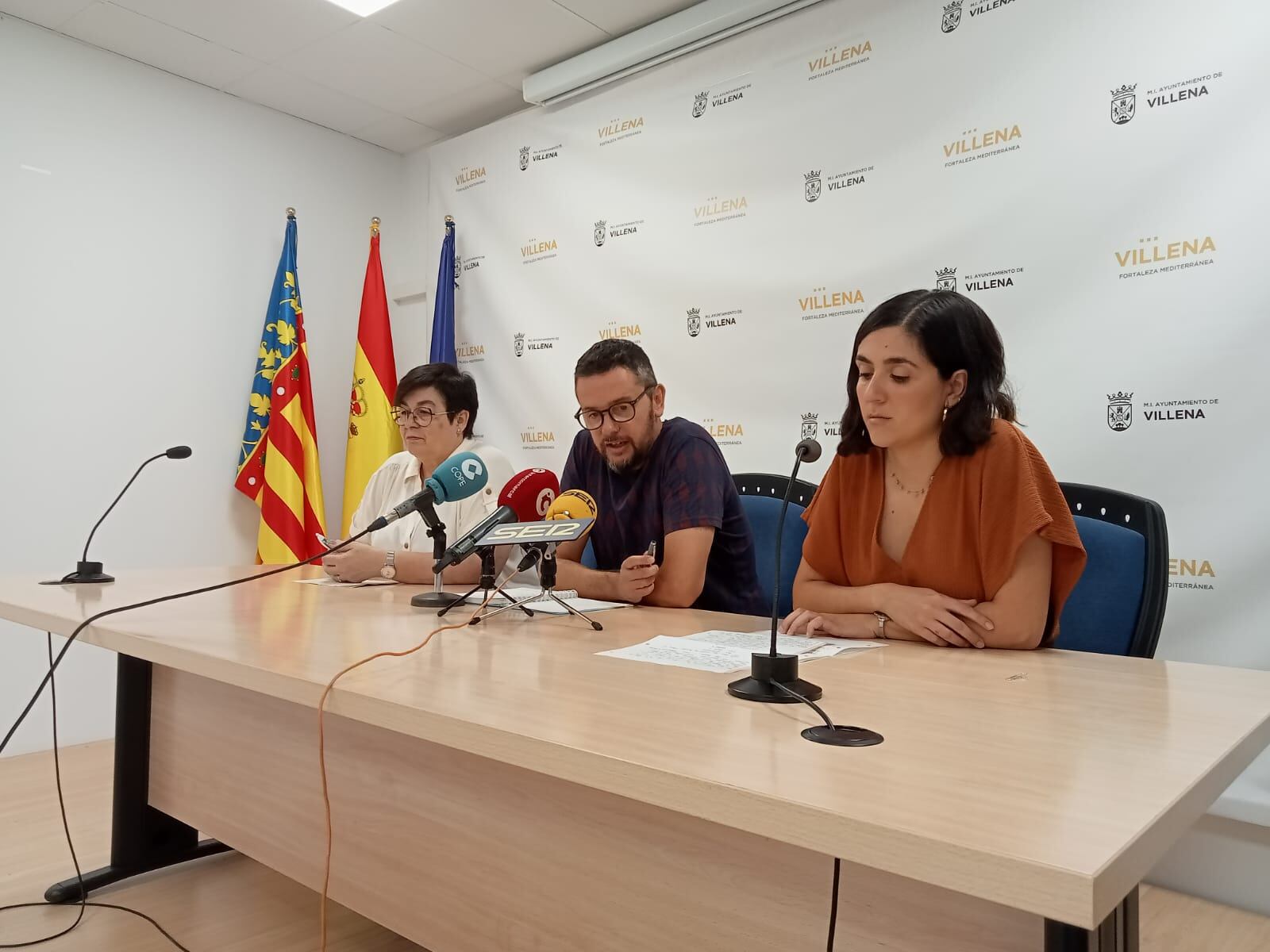 Momento de la rueda de prensa