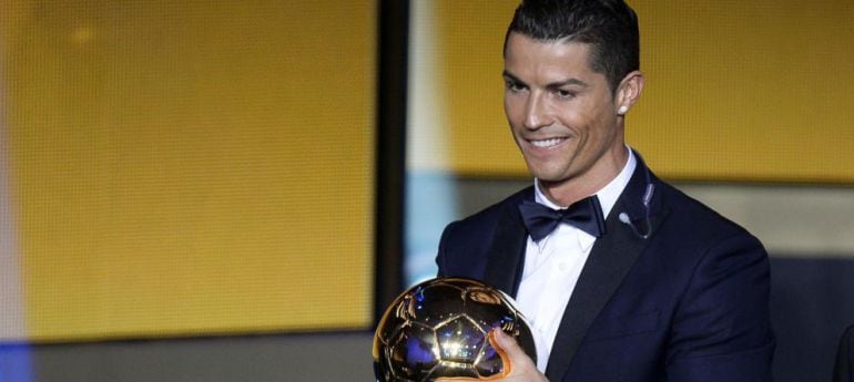 Cristiano Ronaldo, con su tercer Balón de Oro