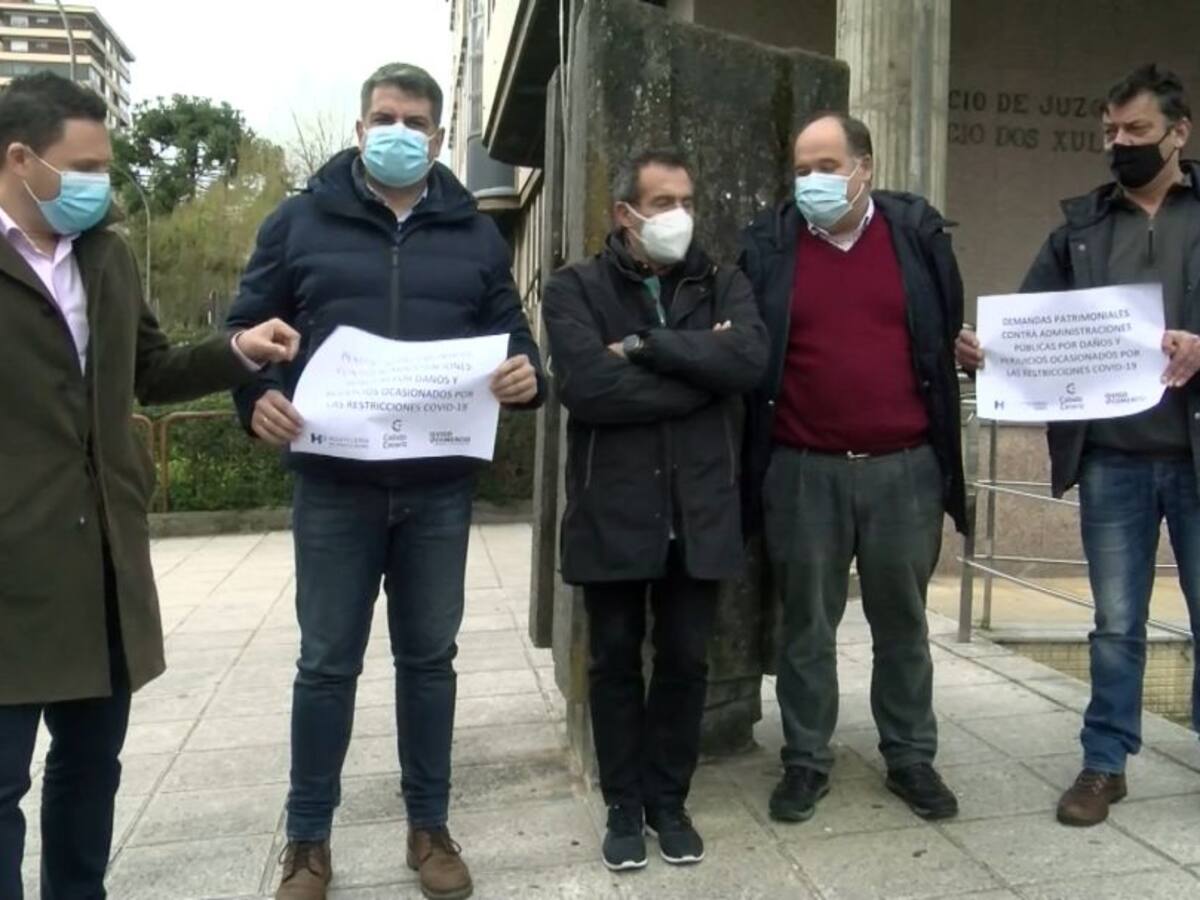 Los hosteleros denuncian a las administraciones por falta de compensaciones a los cierres