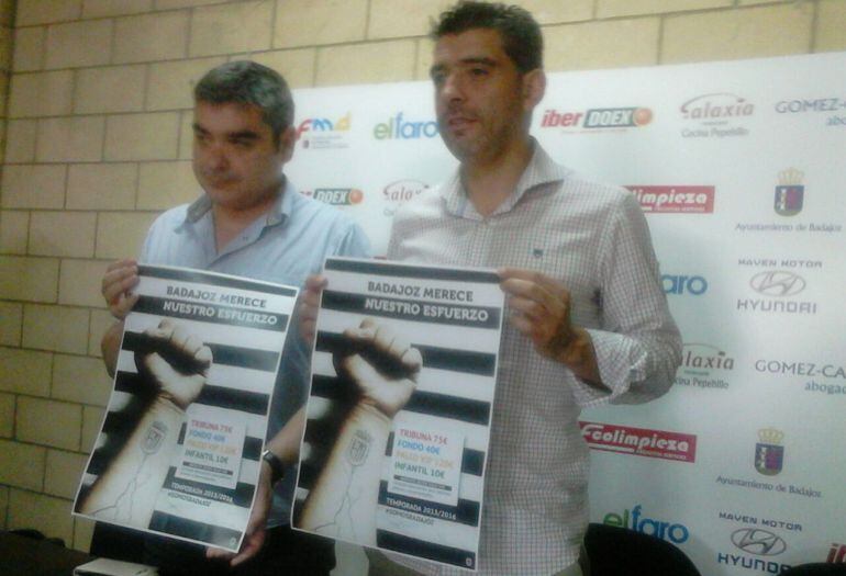 Presentación de la campaña de abonos del CD Badajoz.