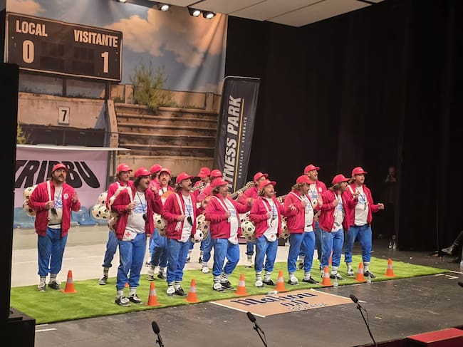 Murga Valentín entrenador infantil en las preliminares del COMBA 2026