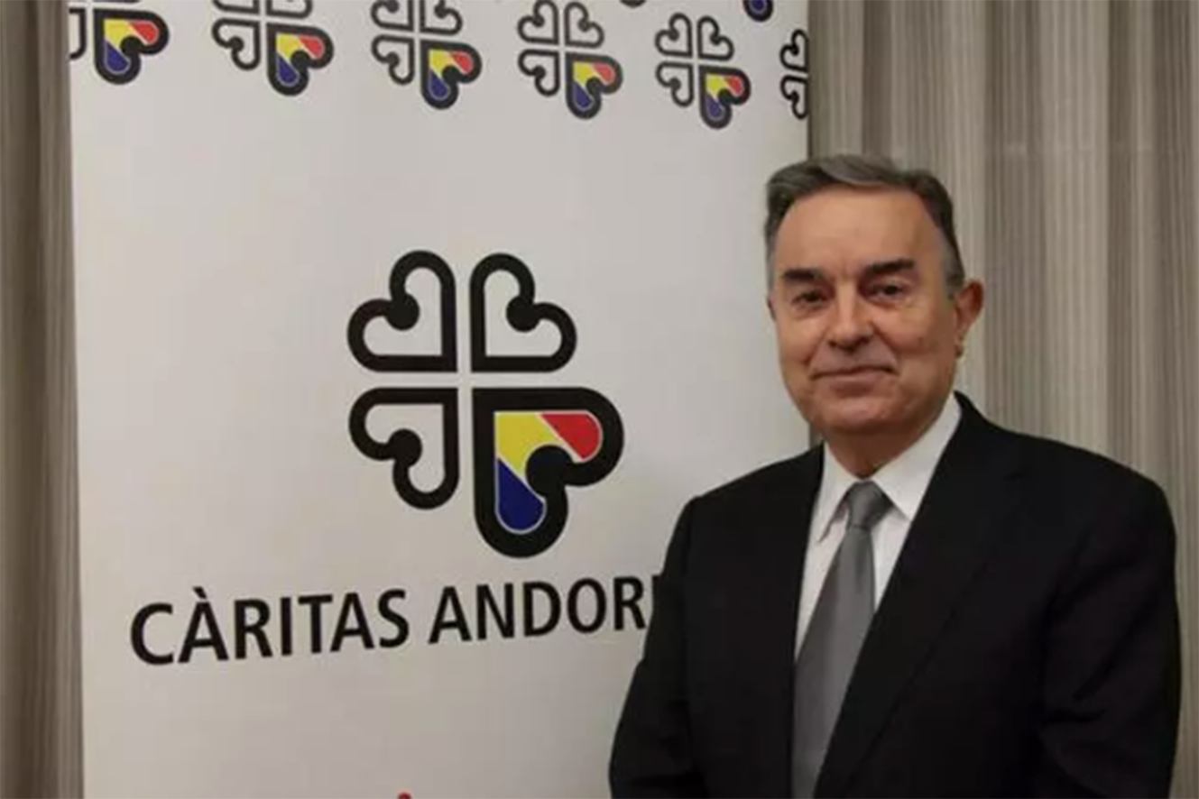 El president de Càritas Andorrana, Amadeu Rocamora