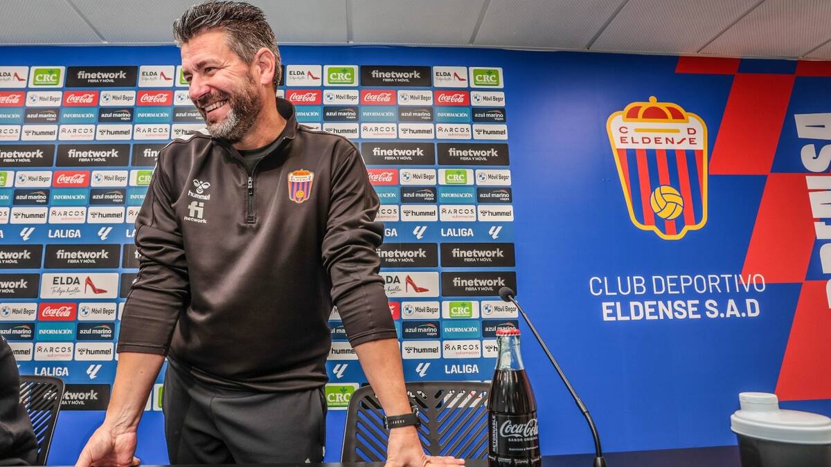 Fernando Estévez, Ent. del Eldense, antes de visitar al Real Oviedo