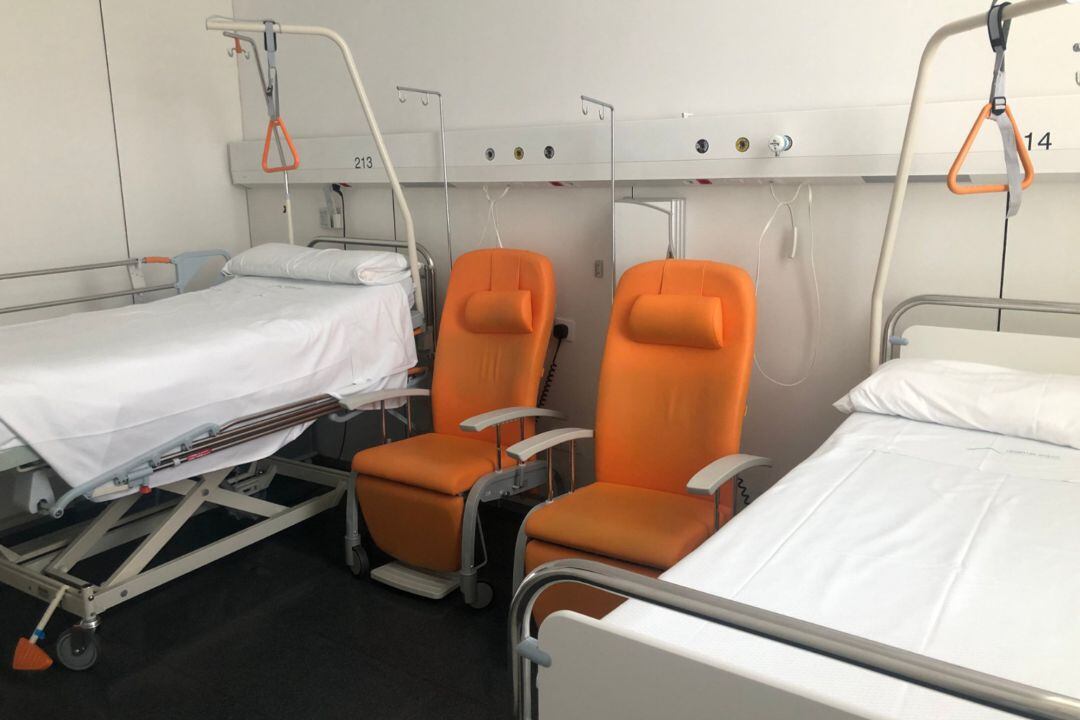 Una habitació de l'Hospital d'Olot