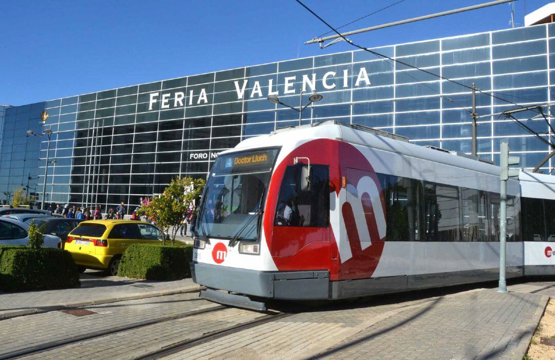 Tranvía en Feria Valencia