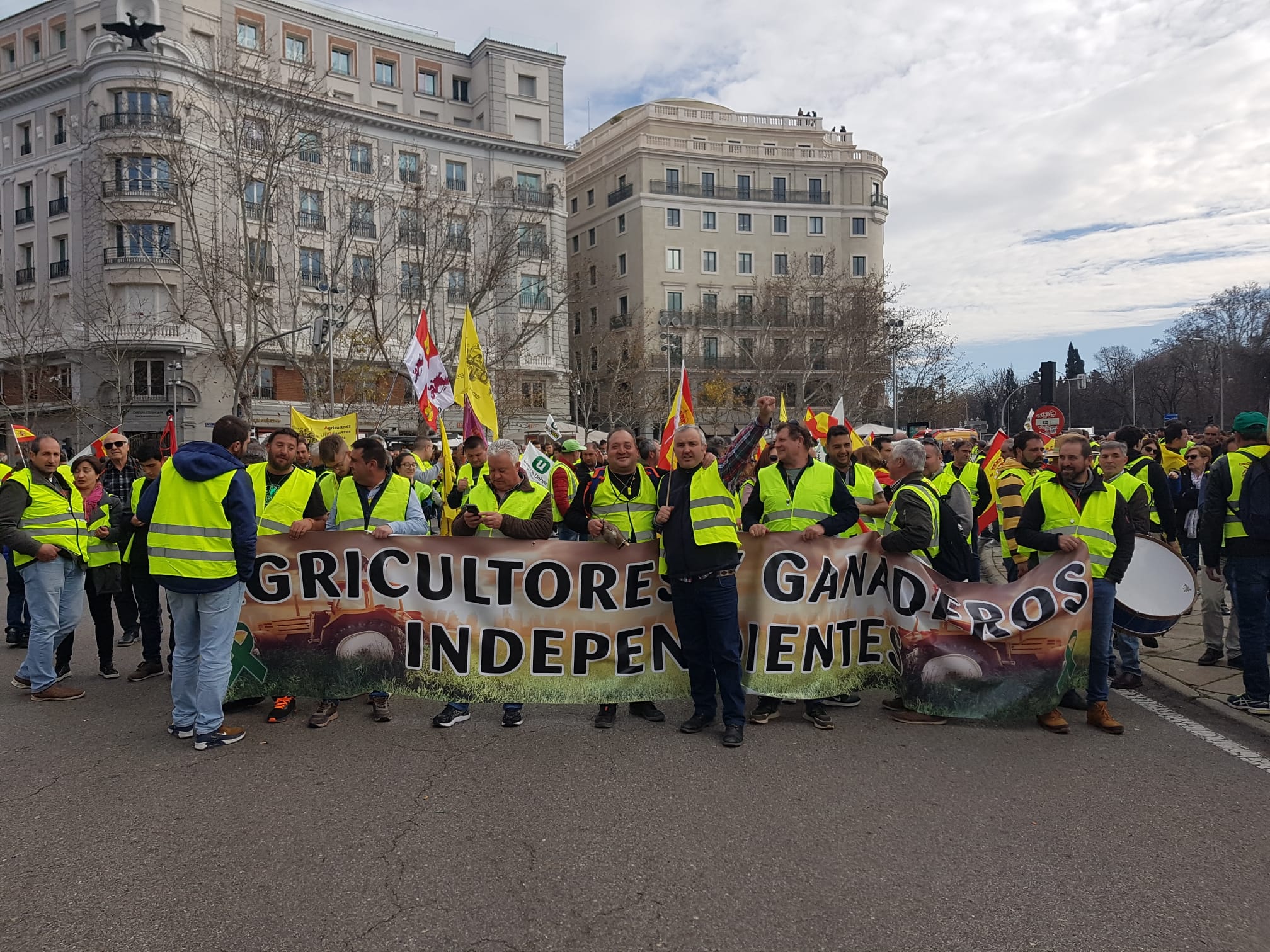 Imagen de la protesta en Madrid