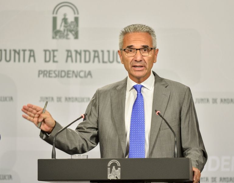 Miguel Ángel Vázquez, portavoz del Gobierno andaluz.