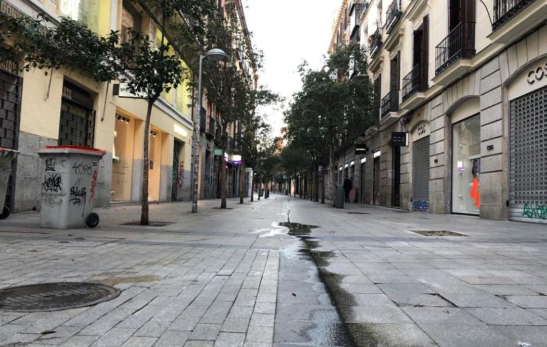 La calle Fuencarral de Madrid donde ocurrieron los hechos