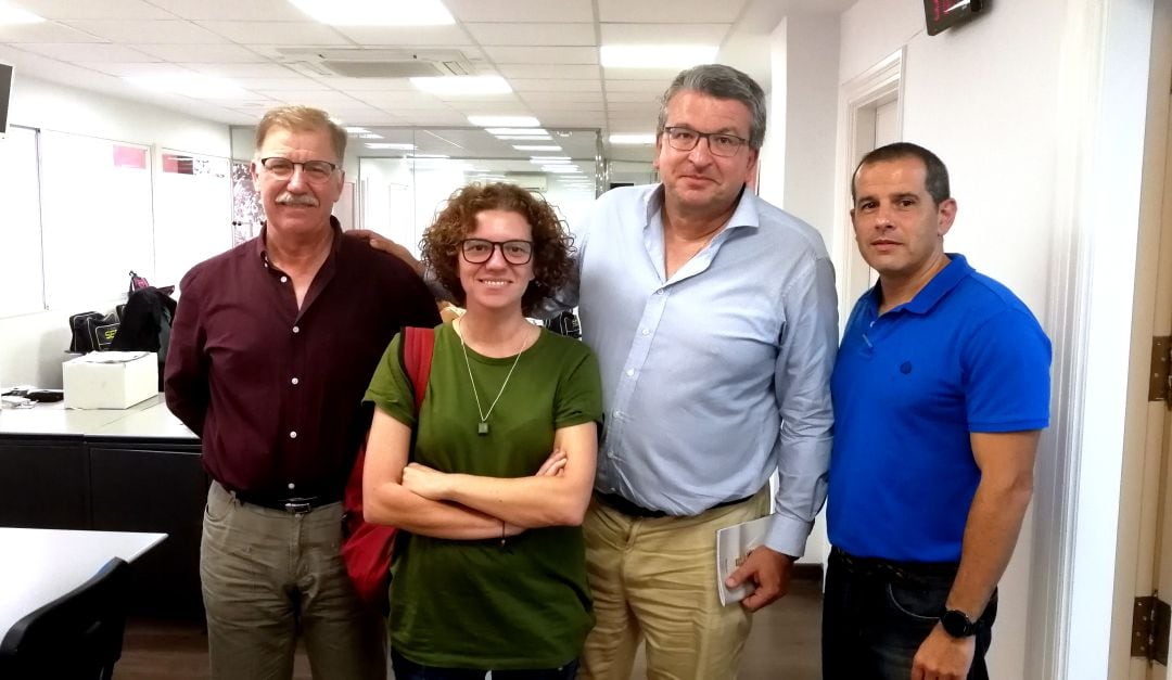 Toni Arques, Marisol Moreno, Fernando Llopis y Carlos Arcaya