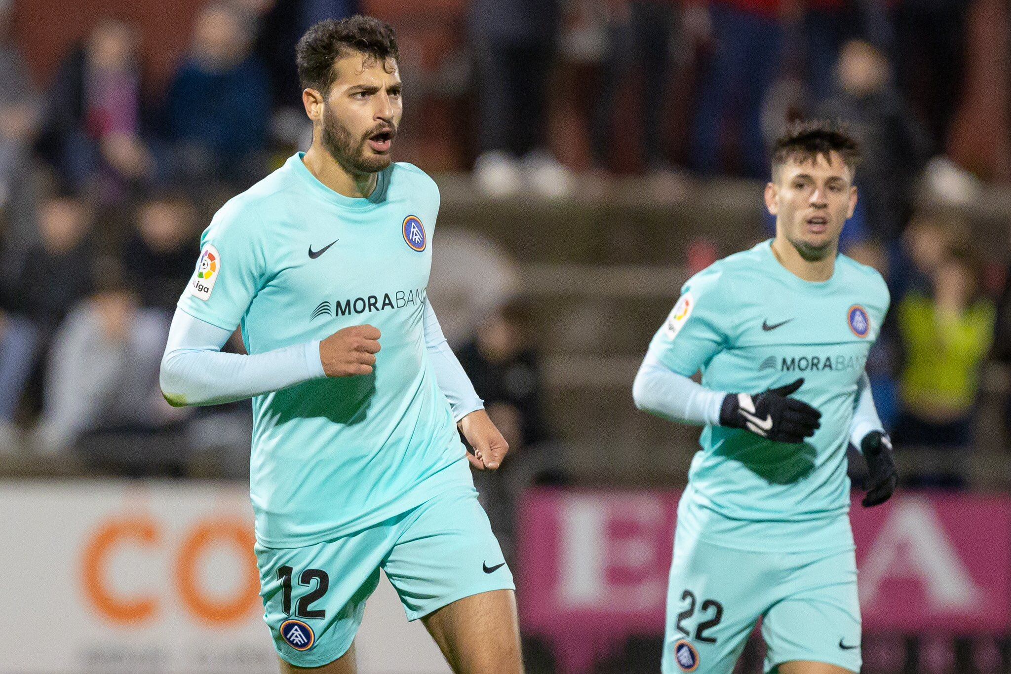 Un partit recent de l'FC Andorra. El club tricolor vol conquerir demà la Copa Catalunya.