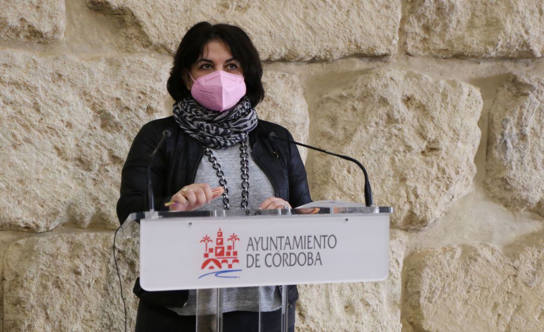La concejala, Eva Timoteo (Ciudadanos).