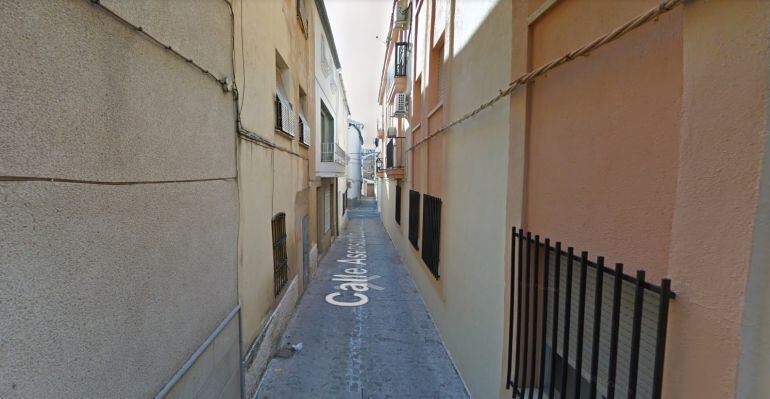 Calle en la que tuvo lugar el incendio de la vivienda de Torredelcampo