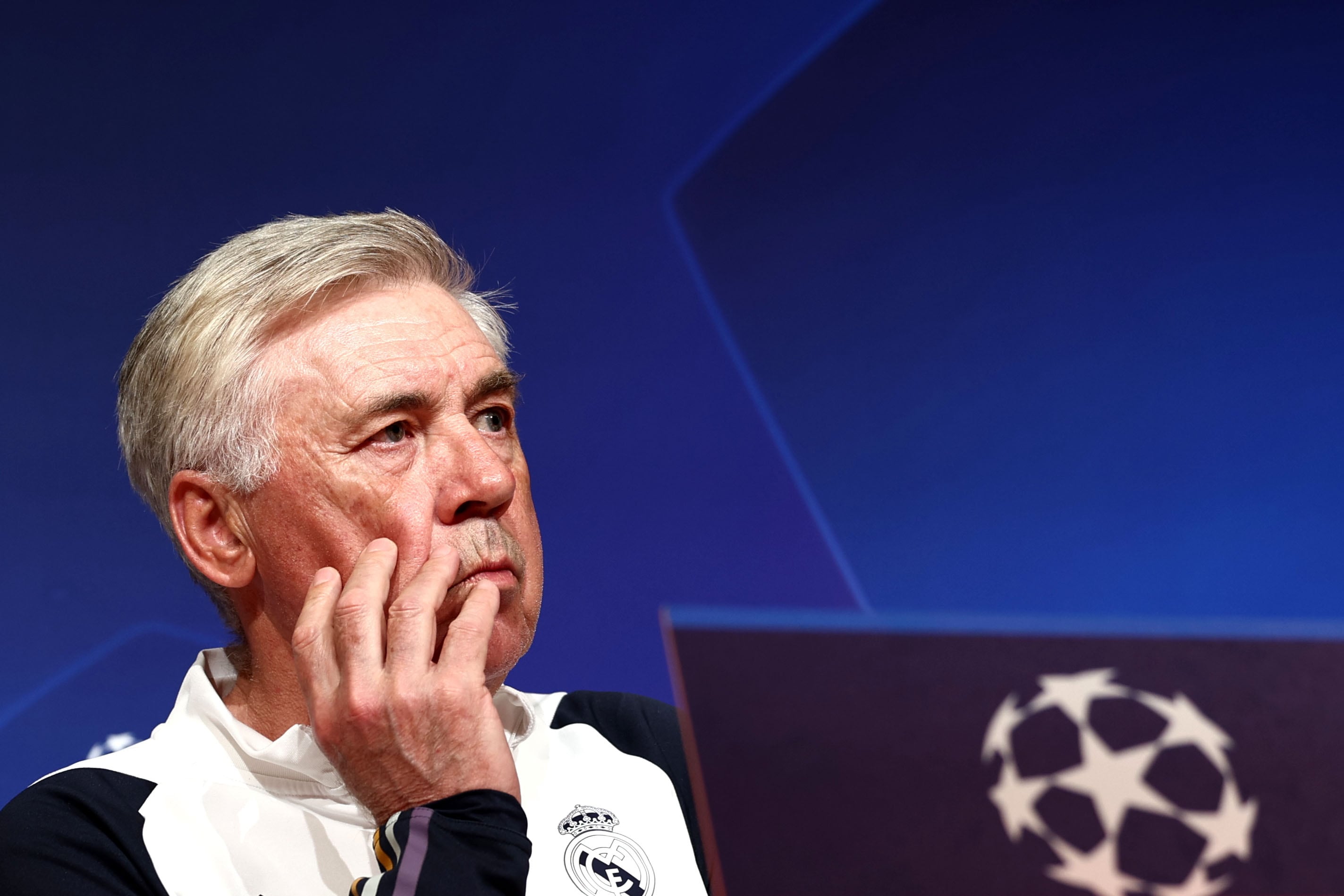 El entrenador del Real Madrid, Carlo Ancelotti. EFE/EPA/ANNA SZILAGYI