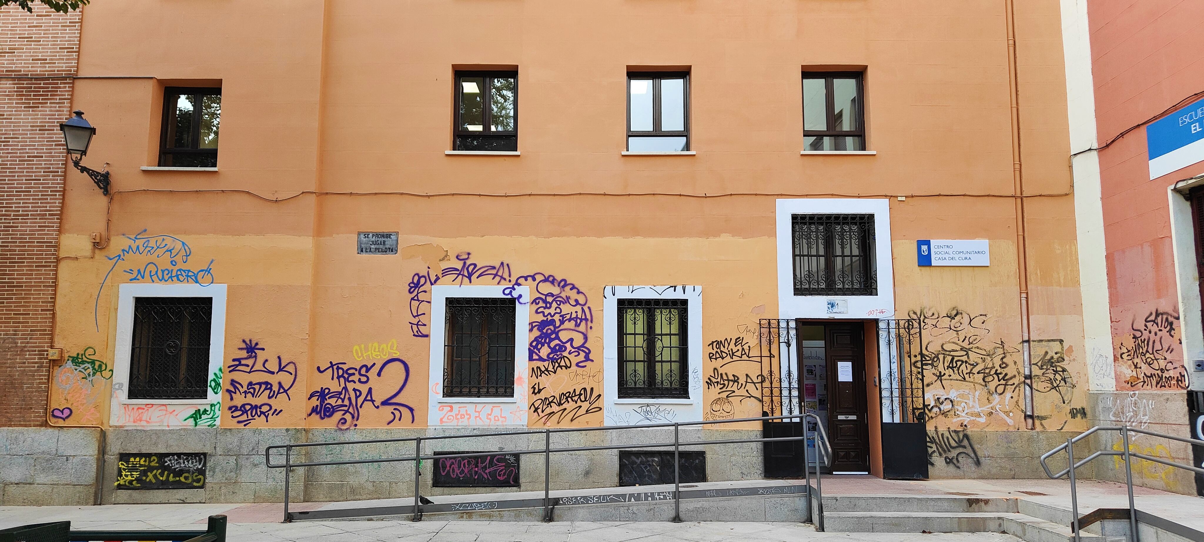 Estado actual de la Casa del Cura en la Plaza del Dos de Mayo