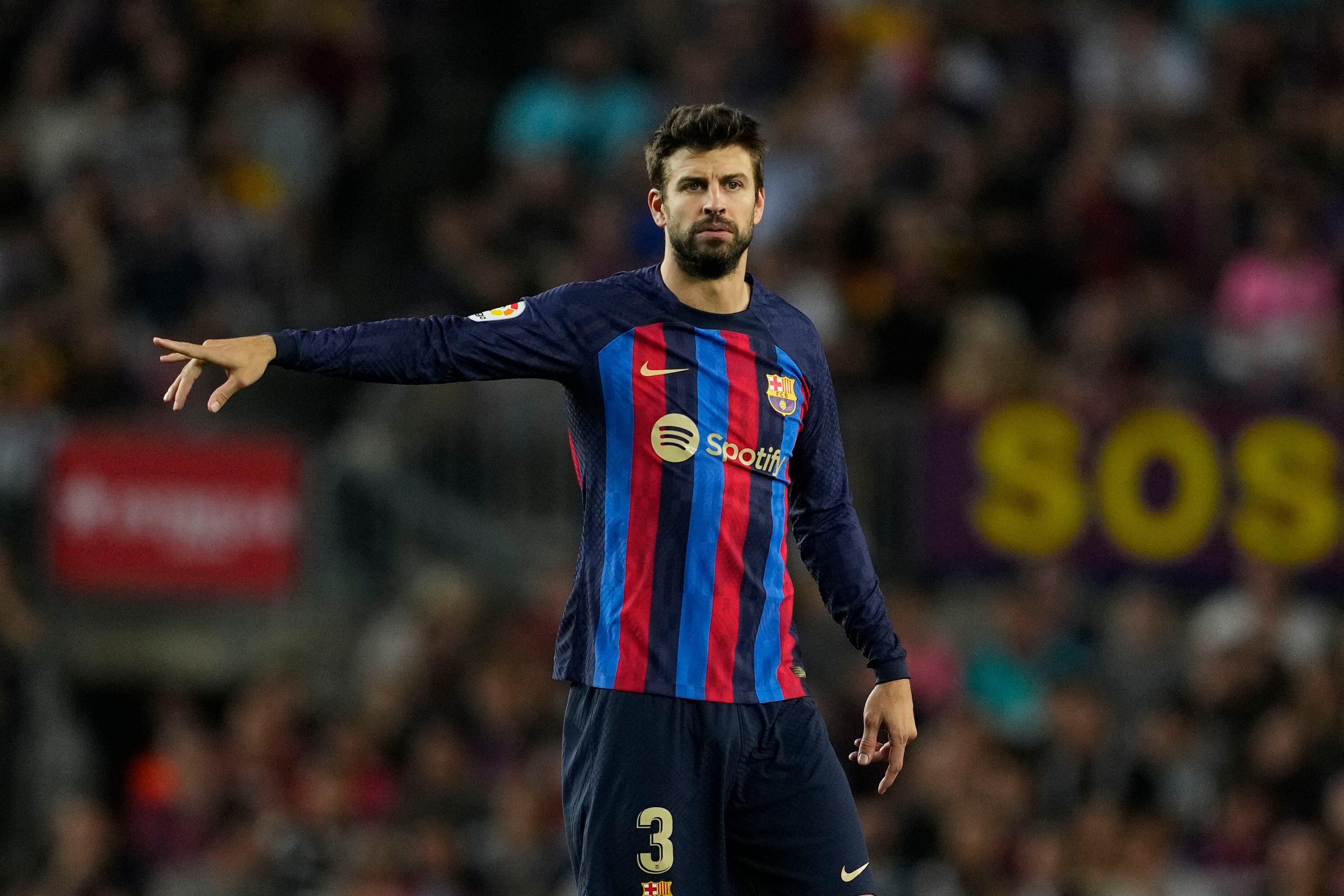 Gerard Piqué en un partido de esta temporada con el FC Barcelona