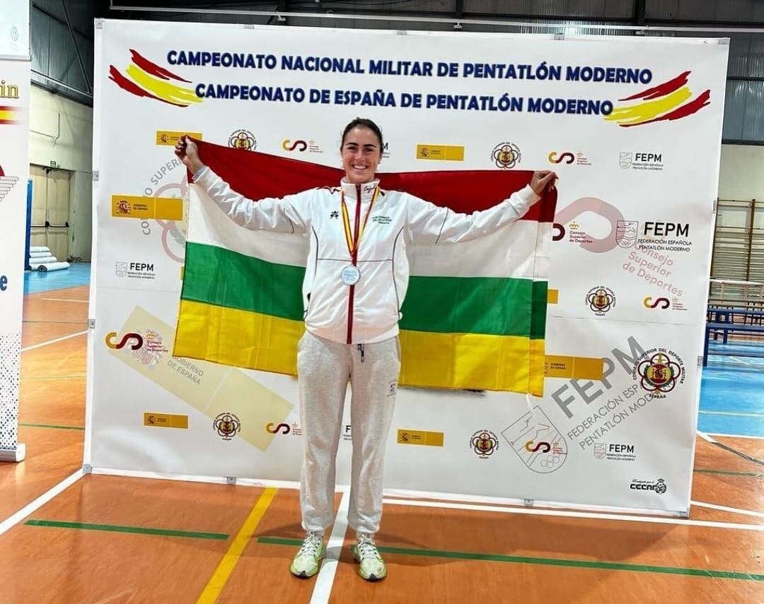 Patricia Ortega se ha colgado la medalla de plata en el Campeonato de España de pentatlón moderno.