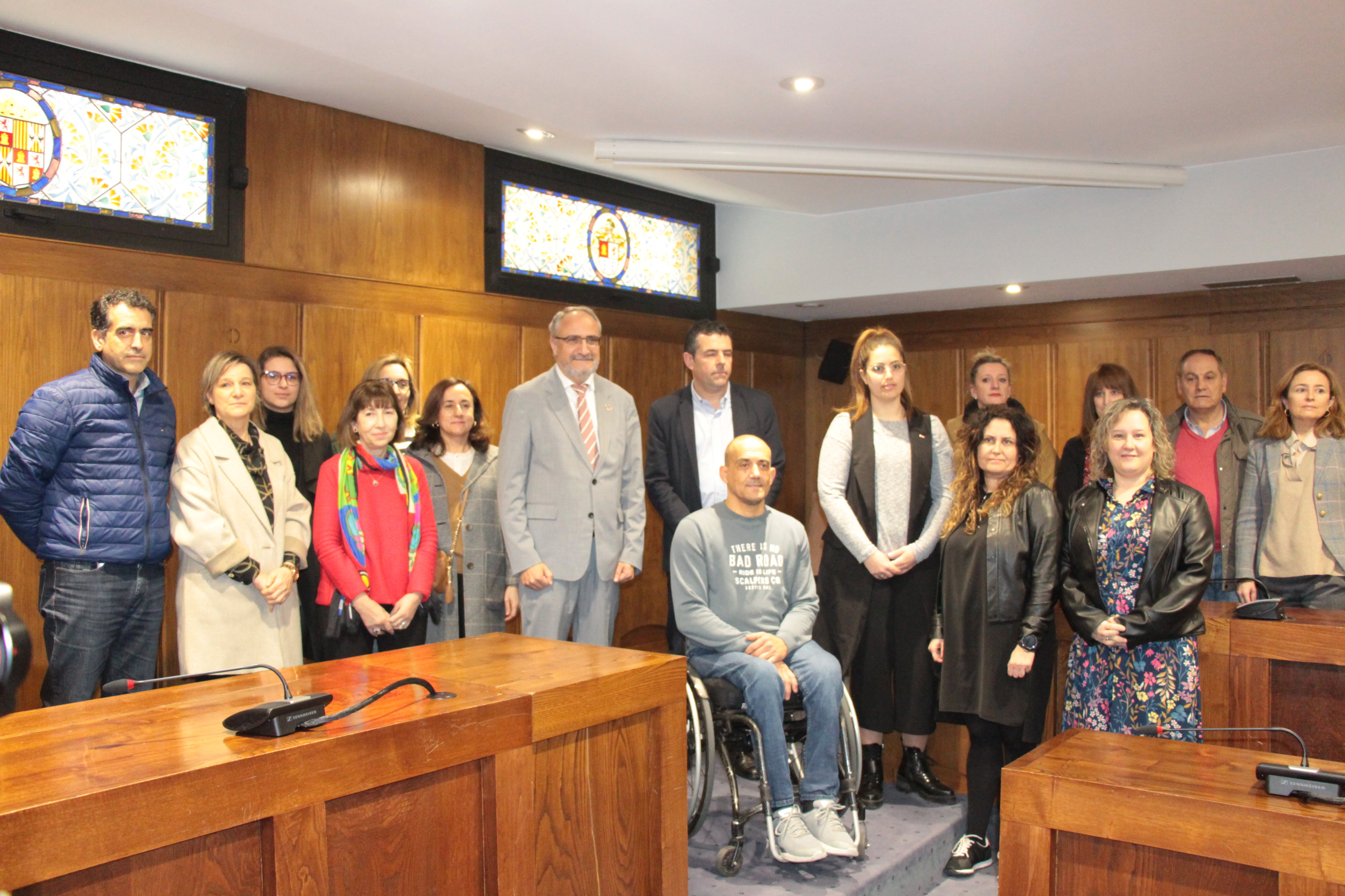 Reunión en el ayuntamiento para constituir la Unidad de Orientación Profesional