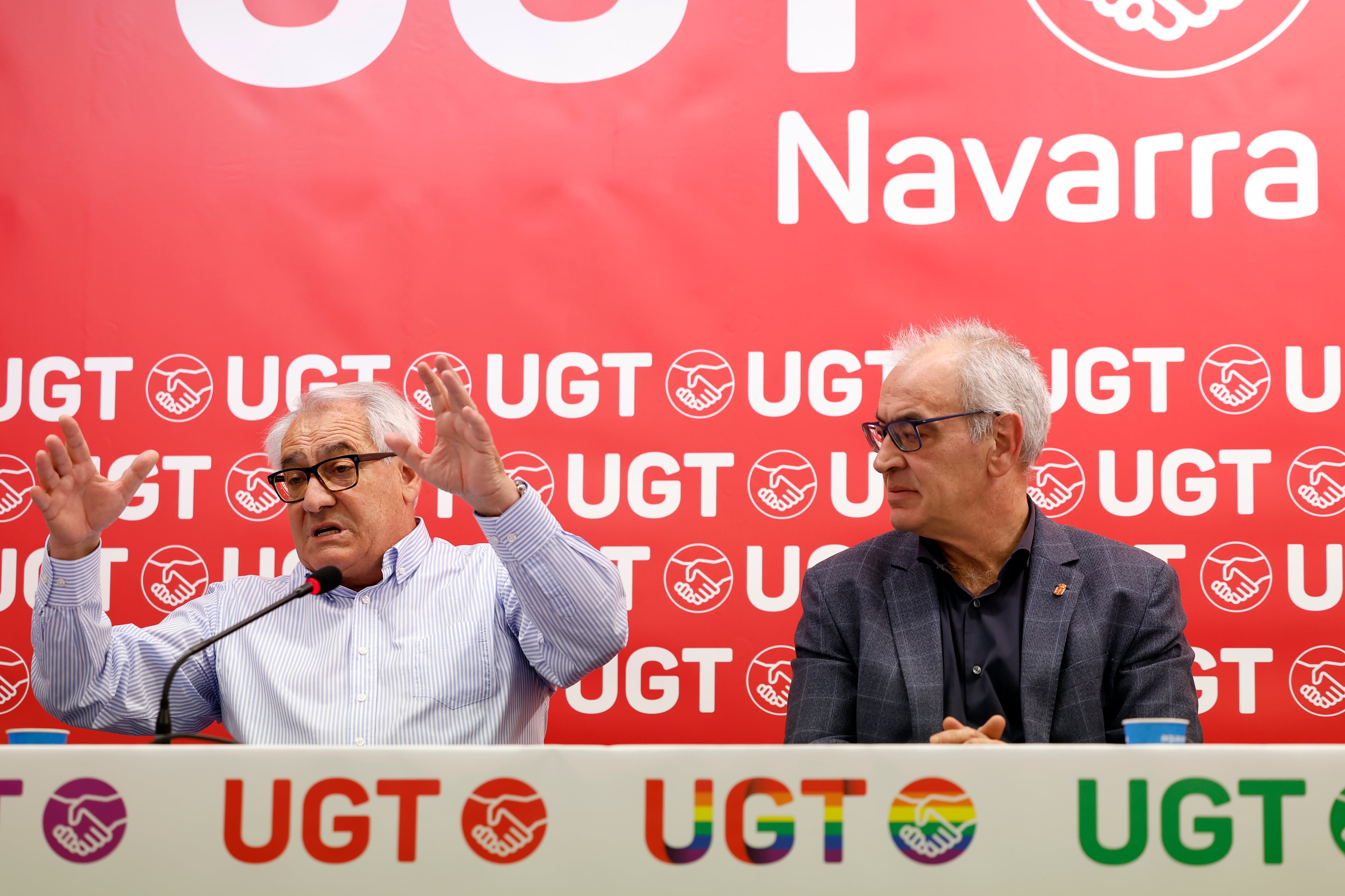 UGT Navarra celebrará el próximo viernes 21 de febrero su XIII Congreso Regional. EFE/ Jesús Diges