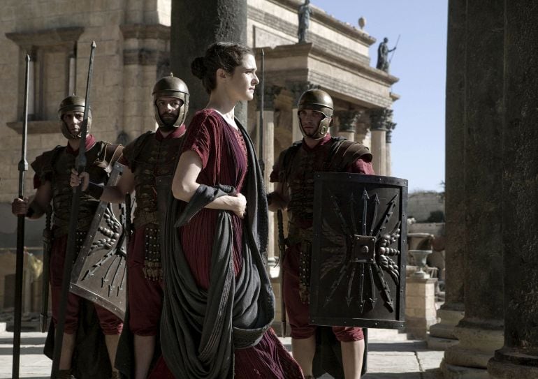 Rachel Weisz, en una escena de Ágora, dirigida por Alejandro Amenábar.