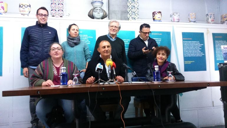 Representantes del Foro do Camiño en Lugo