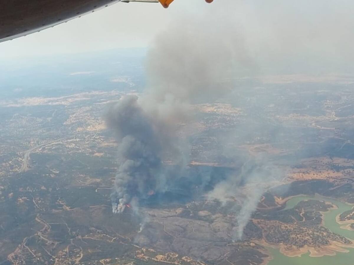 Activado el nivel 1 de Emergencias por el incendio de El Ronquillo (Sevilla)