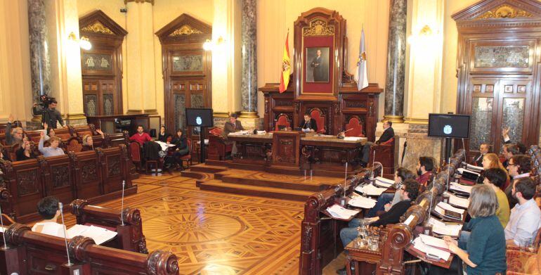 Pleno del Ayuntamiento de A Coruña