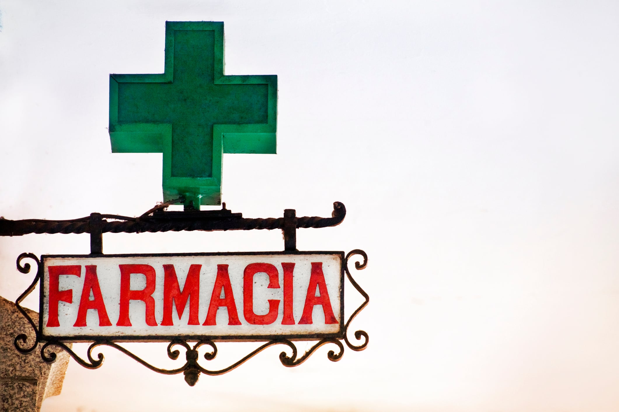 Imagen de archivo de una farmacia rural