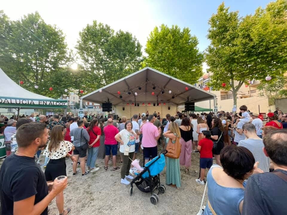 Feria Andaluza en Alcoy el pasado fin de semana