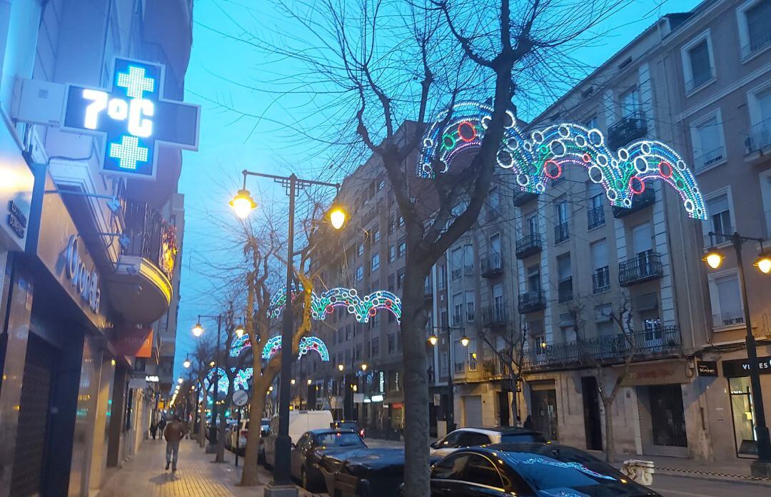 Temperatura en Alcoy a las seis de la tarde