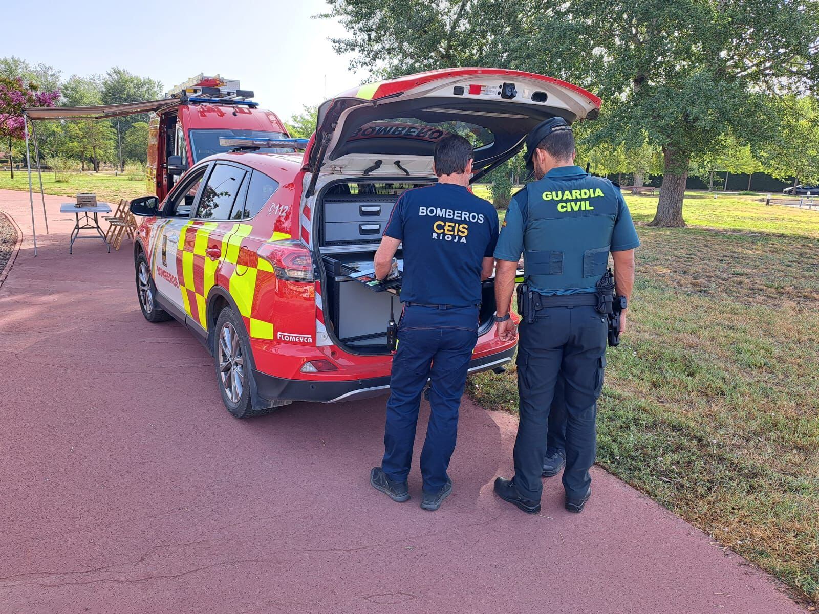 Un helicóptero y varios drones se suman a la búsqueda del hombre desaparecido en Albelda de Iregua