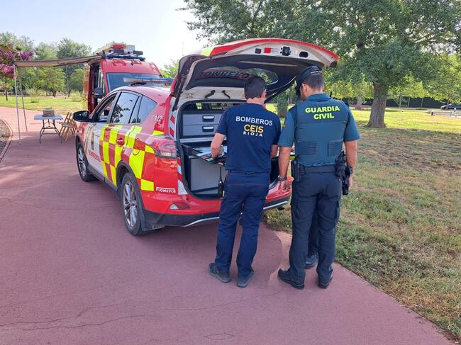 Un helicóptero y varios drones se suman a la búsqueda del hombre desaparecido en Albelda de Iregua