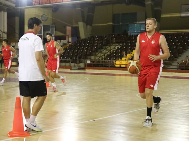 Miguel Domínguez, durante la primera sesión de trabajo en el Palacio