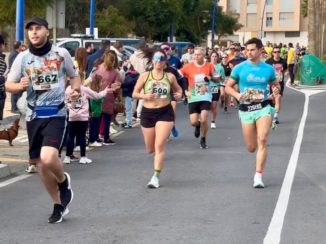 Youness Belyamna y Paula Ramírez ganan la XV Carrera ‘Espartanos del Alquián’.
