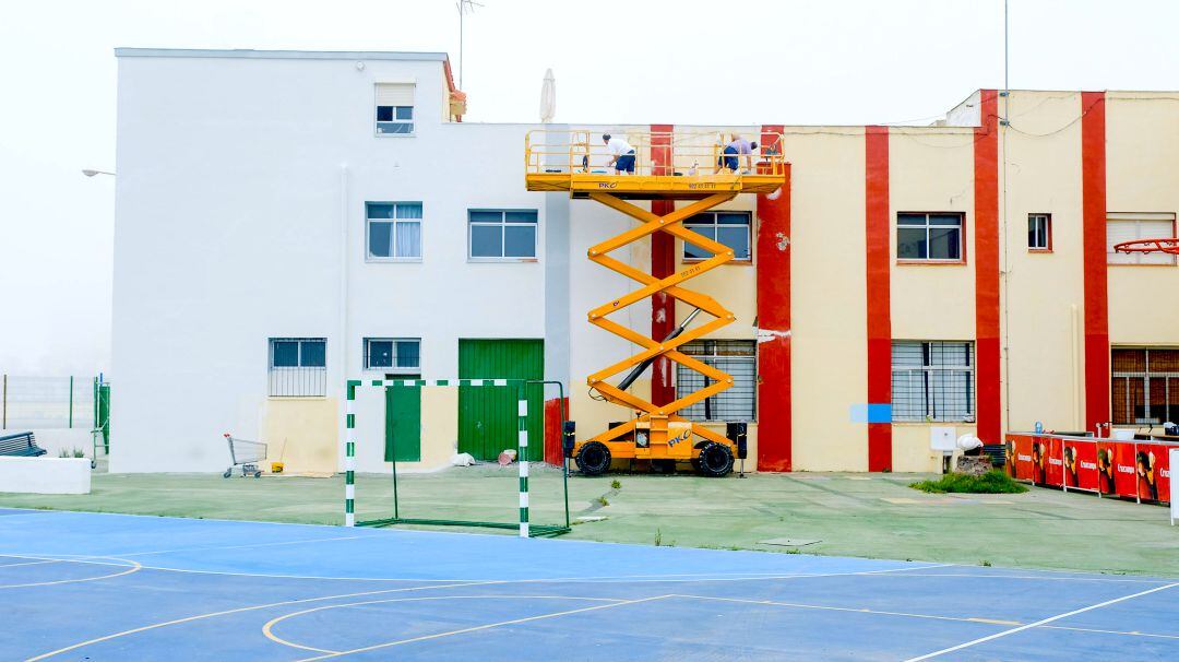 Obras en colegios