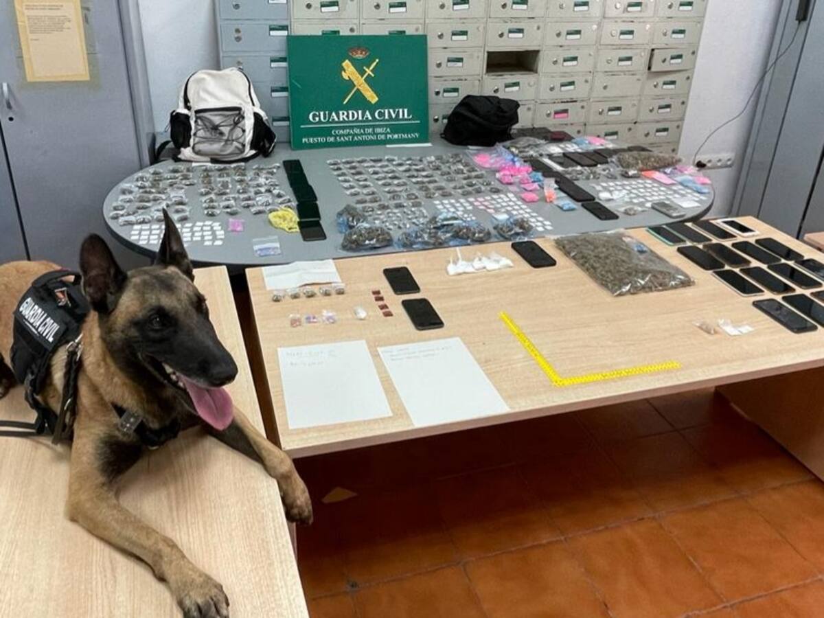 La Guardia Civil desarticula un grupo organizado dedicado a la venta de drogas en Sant Antoni
