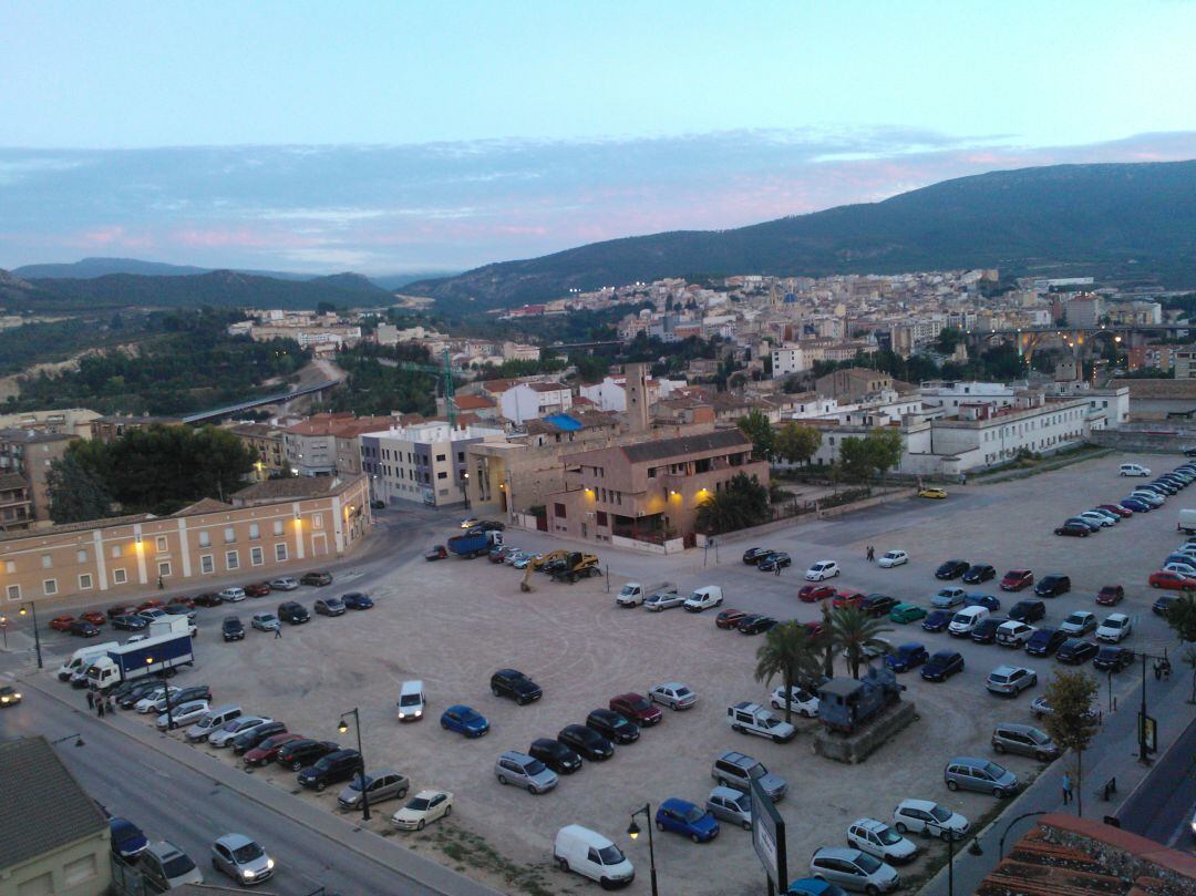 La plaza de Al-Azraq de Alcoy, en imagen de archivo.