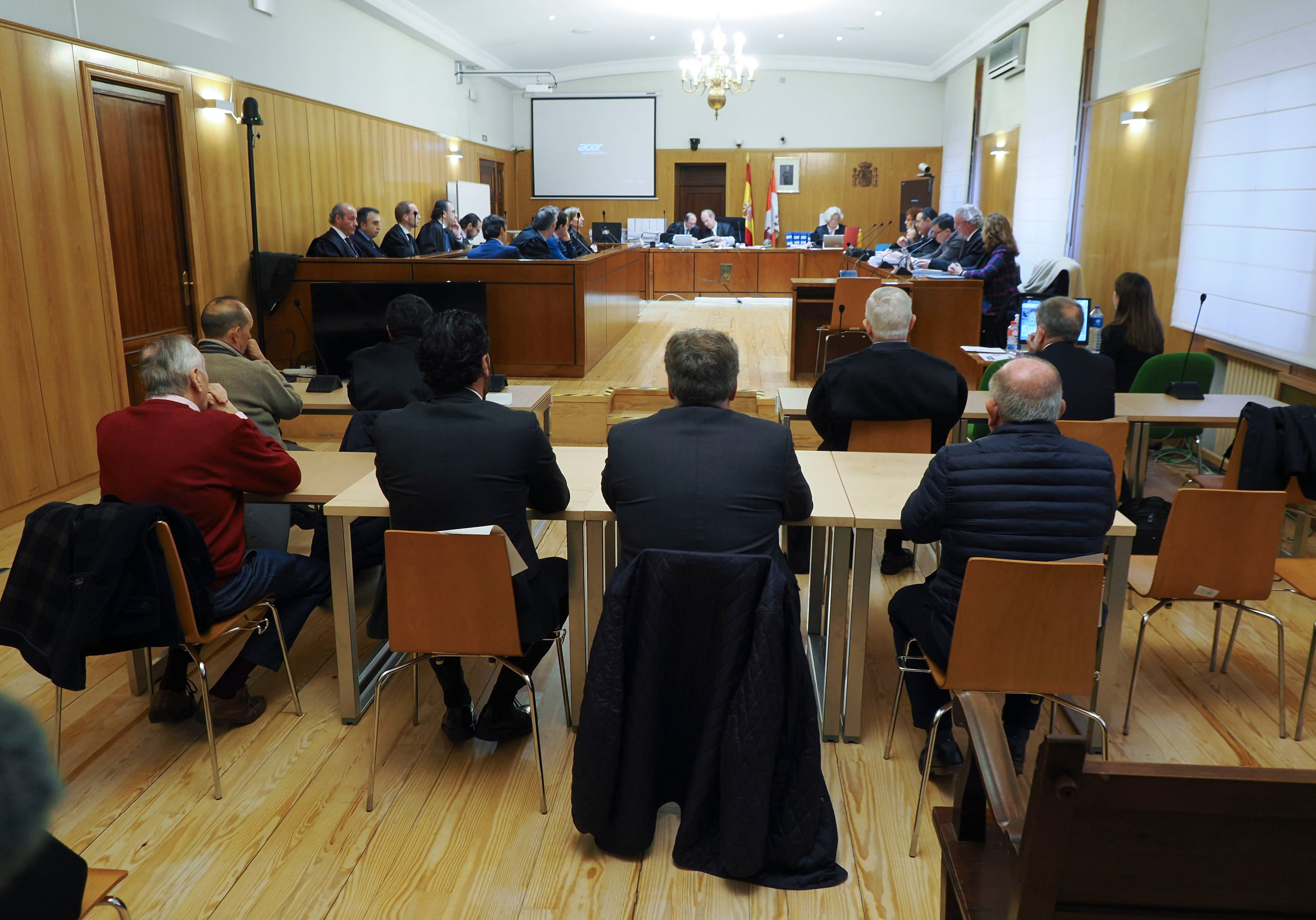 Vista general de la sala en la que se desarrolla el juicio