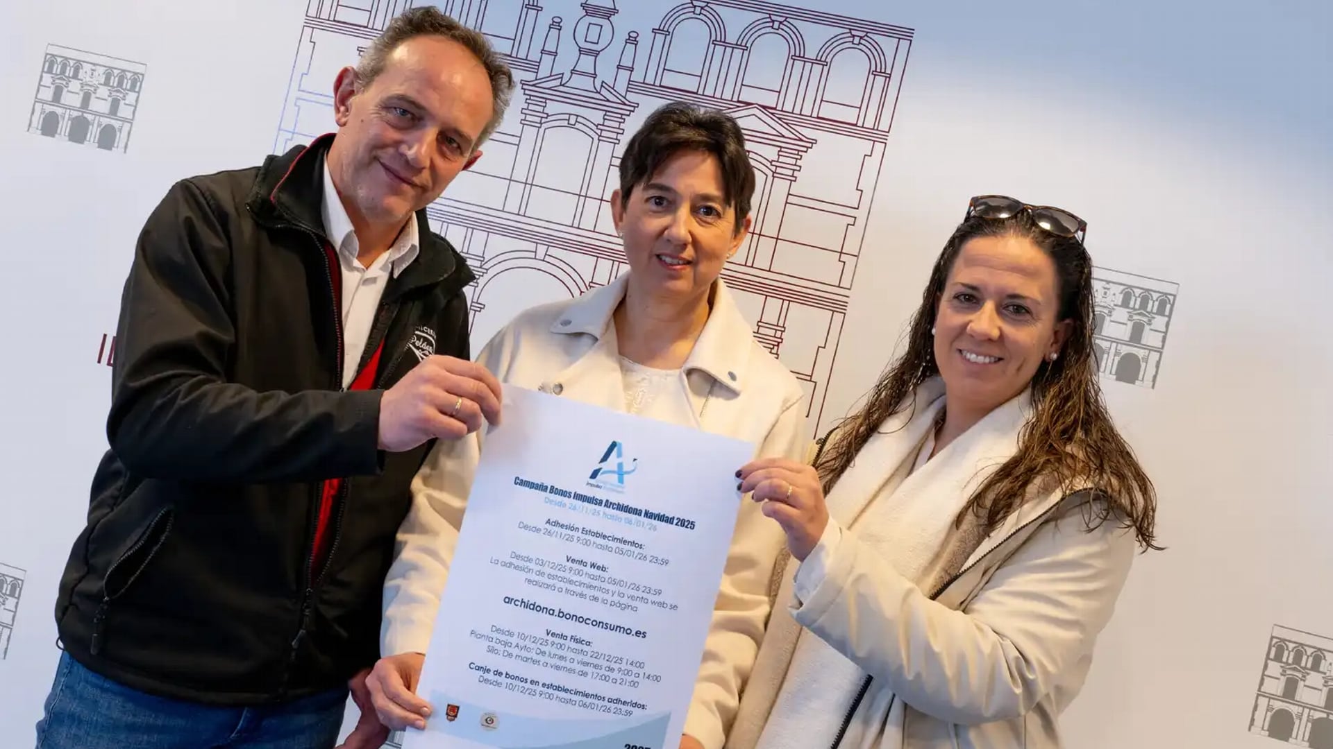 Presentación de la campaña de bonos navideños en Archidona