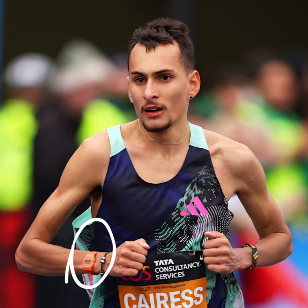 Emile Cairess, tercero en la Maratón de Londres 2024