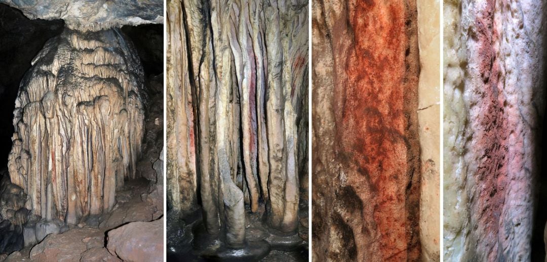 Son probablemente las pinturas rupestres conocidas más antiguas del mundo y ahora un equipo internacional de investigadores ha corroborado el origen humano de las marcas rojas que se descubrieron en la cueva de Ardalesy que fueron realizadas hace unos 65.