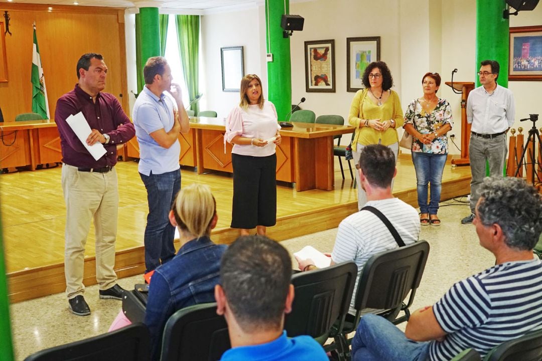 Inauguración del taller de empleo de Armilla (Granada)