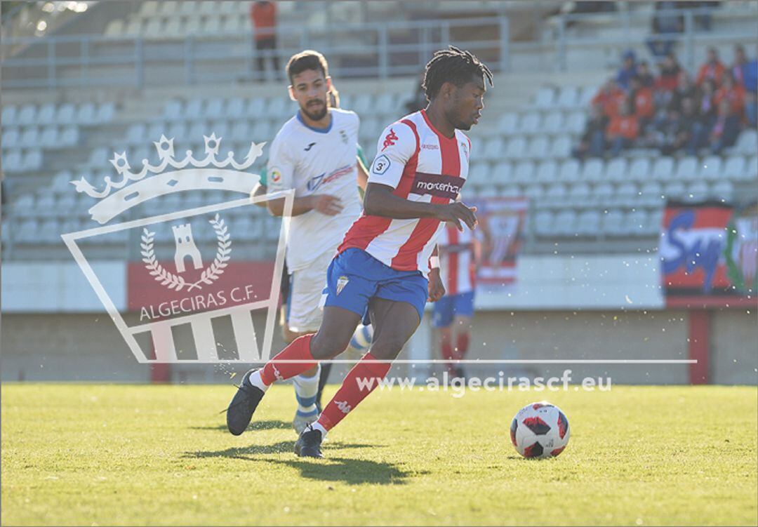 Un momento del partido.