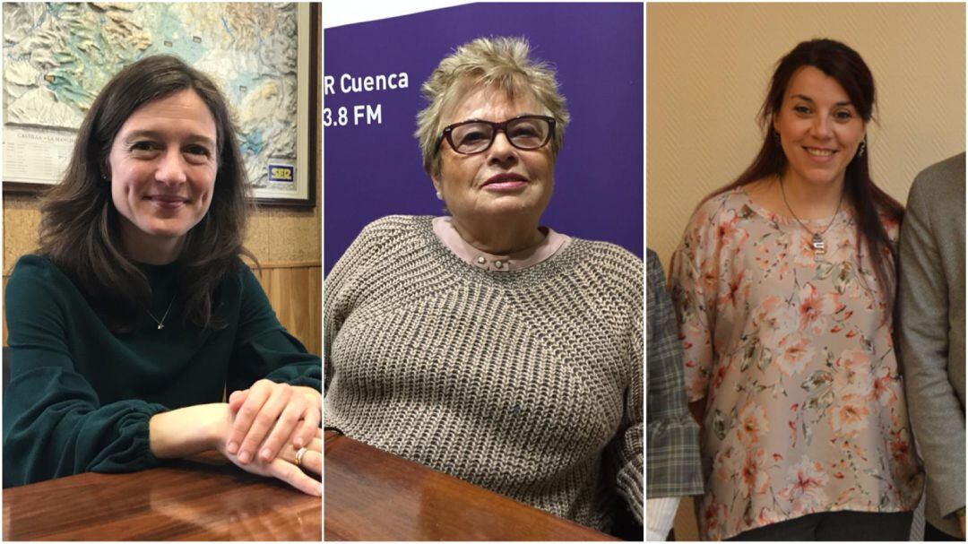 De izquierda a derecha: Ruth Olmedilla, Teresa Marín y Miriam Castellanos