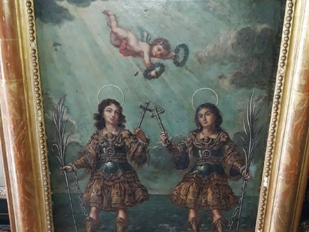 El Cabildo Catedral adquiere un cuadro sobre los patronos del pintor Riedmayer